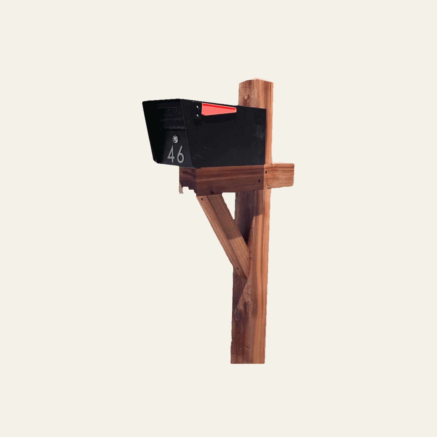 Craftsman cedar post mailbox — Gallatin, TN